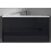 Тумба c раковиной Vod-ok Флорена 90 цвет черный