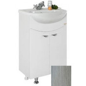 Тумба под раковину Vod-ok Эльба 45 лиственница структурная контрастно-серая