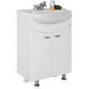 Тумба под раковину Vod-ok Эльба 60 белый глянец