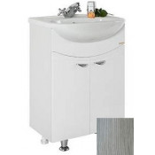 Тумба под раковину Vod-ok Эльба 60 лиственница структурная контрастно-серая