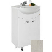 Тумба c раковиной Vod-ok Эльба 50 белый камень