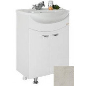 Тумба c раковиной Vod-ok Эльба 60 белый камень