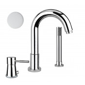 Смеситель на борт ванны Webert Rimini RI850701740 белый