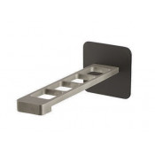 Излив Webert One-X AC1073441 черный/сталь