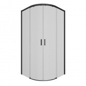 Душевой уголок Ambassador Queen 11011202Black 100x100 черный/прозрачное