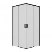 Душевой уголок Ambassador Queen 11011203Black 90x90 черный/прозрачное