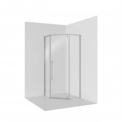 Душевой уголок Ambassador Ritz 112011103 100х100х200 хром/прозрачное