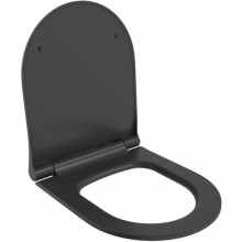 Сиденье для унитаза Ambassador Abner 102T20201S с микролифтом черное матовое