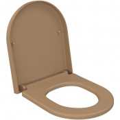 Сиденье для унитаза Ambassador Abner 102T20501 с микролифтом темно-бежевое матовое