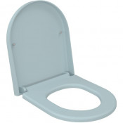 Сиденье для унитаза Ambassador Abner 102T20801 с микролифтом голубое матовое
