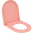 Сиденье для унитаза Ambassador Abner 102T20901 с микролифтом розовое матовое