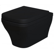 Унитаз подвесной Ambassador Benefit 203T20201R безободковый черный матовый