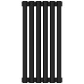 Отопительный радиатор Сунержа Эстет-00 31-0332-5006 50х27 6 секций матовый черный