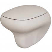 Унитаз подвесной Ambassador Diamond 123T20401R безободковый бежевый матовый