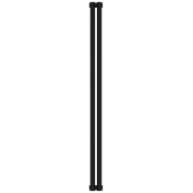 Отопительный радиатор Сунержа Эстет-11 31-0302-1202 120х9 матовый черный