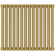 Отопительный радиатор Сунержа Эстет-00 032-0332-5014 50х63 14 секций матовое золото