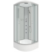 Душевая кабина Niagara Classic NG-3301-14G 90х90 с гидромассажем хром/матовое