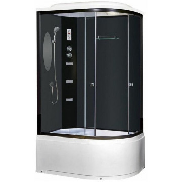 Душевая кабина Niagara Ultra NG-214-01LN 80х120 черный/тонированное