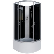 Душевая кабина Niagara Classic NG-2507-14BK 80x80 хром/тонированное