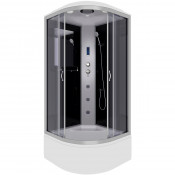 Душевая кабина Niagara Classic NG-2507-14F 80x80 с гидромассажем хром/тонированное