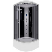 Душевая кабина Niagara Classic NG-2508-14F 90x90 с гидромассажем хром/тонированное