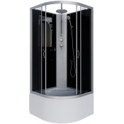 Душевая кабина Niagara Classic NG-2509-14BKT 100x100 хром/тонированное