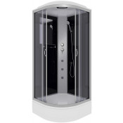 Душевая кабина Niagara Classic NG-3503-14G 80x80 с гидромассажем хром/тонированное