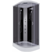 Душевая кабина Niagara Classic NG-3512-14LG 120x80 с гидромассажем хром/тонированное