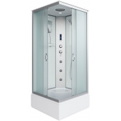 Душевая кабина Niagara Classic NG-1108-14F 90x90 с гидромассажем хром/матовое