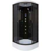 Душевая кабина Niagara Classic NG-6501-14F 90x90 с гидромассажем черный/тонированное