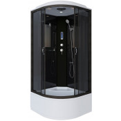 Душевая кабина Niagara Classic NG-6508-14P 90x90 с радио черный/тонированное