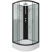 Душевая кабина Niagara Classic NG-6703-14BKT 80x80 черный/прозрачное