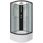 Душевая кабина Niagara Classic NG-6707-14BKT 80x80 черный/прозрачное