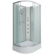 Душевая кабина Niagara Classic NG-33394-14RBKG 130x90 с гидромассажем хром/матовое