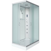 Душевая кабина Niagara Classic NG-43285-14QF 120x80 с гидромассажем хром/матовое