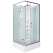 Душевая кабина Niagara Classic NG-33974-14QBKTG 90x70 с гидромассажем хром/матовое