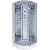 Душевая кабина Niagara Ultra NG-702-01 100x100 с гидромассажем хром/прозрачное