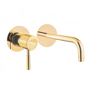 Смеситель для раковины Webert Rimini RI830606794 золото матовое