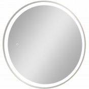 Зеркало-шкаф Континент Torneo White LED МВК085 70х70 см белый с подсветкой
