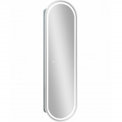 Зеркальный шкаф Континент Elmage Black LED МВК046 белый с подсветкой