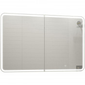 Зеркало-шкаф Континент Avenue МВК001 120х80 белый с подсветкой