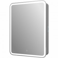 Зеркало-шкаф Континент Elliott LED МВК015 55х80 левый белый с подсветкой