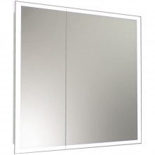 Зеркало-шкаф Континент Reflex LED МВК027 80х80 белый с подсветкой