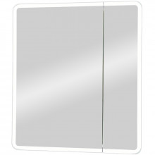 Зеркало-шкаф Континент Emotion LED МВК029 70х80 белый с подсветкой