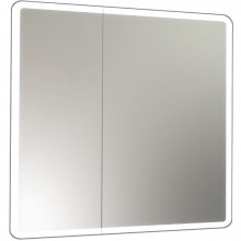 Зеркало-шкаф Континент Emotion LED МВК030 80х80 белый с подсветкой
