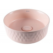 Раковина ALLEN BRAU FANTASY Romb керамическая накладная без перелива Ø360 мм розовый 4.11033.SM 00315915