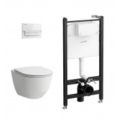 Комплект подвесного унитаза с инсталляцией Laufen Pro Z.RU93.0.761.6