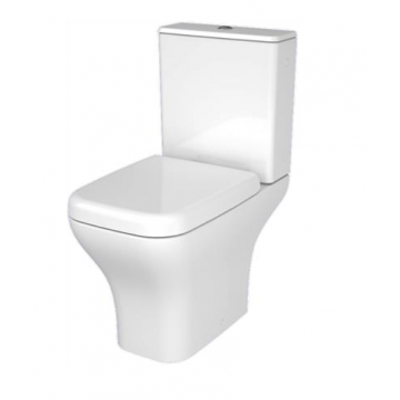 Унитаз-компакт Vitra Polar 9843B003-7201 безободковый, микролифт