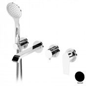 Смеситель для ванны и душа Cezares Nautic NAUTIC-VDM3-NOP черный матовый