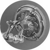 Полотенцедержатель с кольцом Art&Max Barocco Crystal AM-2057-Cr-C хром